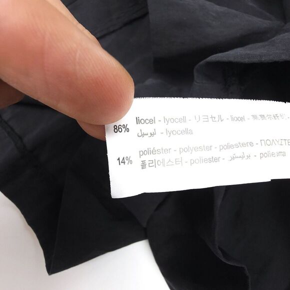 ZARA Faded Effect Wrap Front Blazer Romper Mini Dress Playsuit XS Black Minimal - Picture 7 of 8